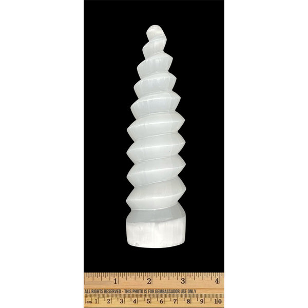  Selenite - Spiral (14-16 cm)