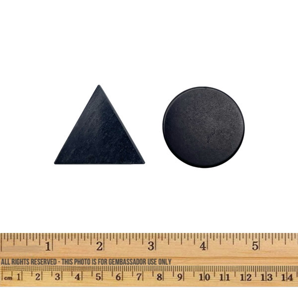  Shungite - Pocket Harmonizers (Triangle/Circle)