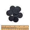 Shungite - Cell Phone Tiles - Flower of Life (10 piece parcel)