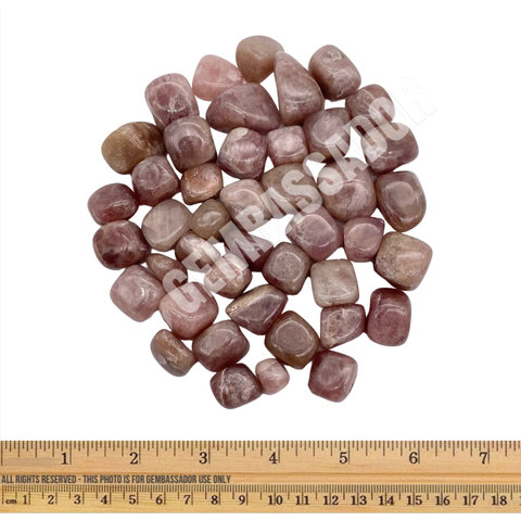 Strawberry Quartz - Tumbled Small / Large (1 lb parcel)