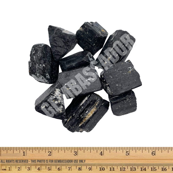  Black Tourmaline - Chunks (1 lb parcel)