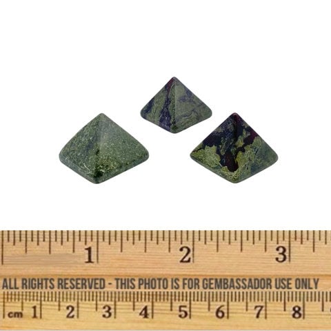 Dragon Bloodstone- Micro Pyramid