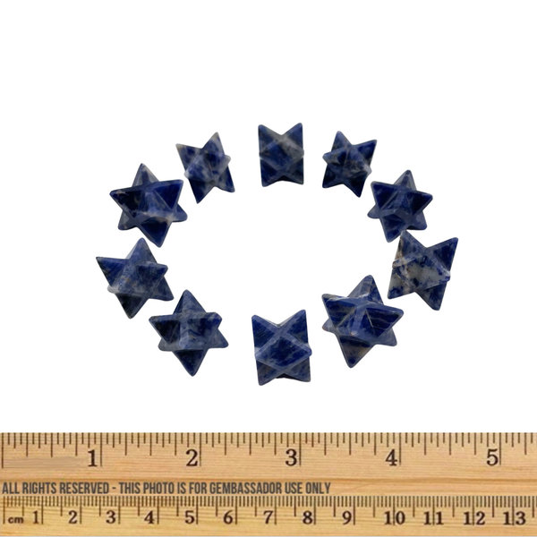  Sodalite - Merkaba (10 piece parcel)