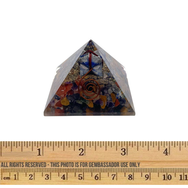  Organite Pyramid - Clear Quartz Merkaba