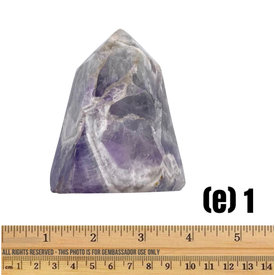 (e1) Chevron Amethyst - Polished Point (e1)