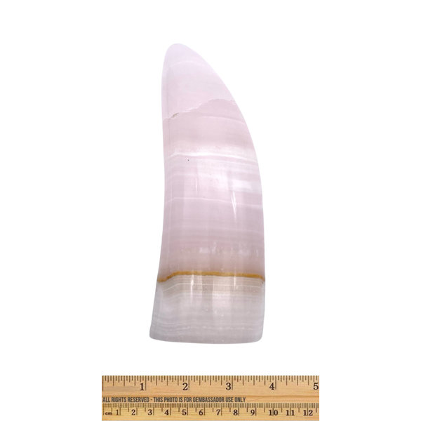 (e1) Pink Calcite - Horn (e1)