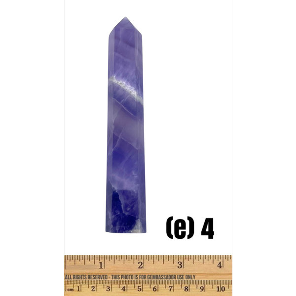 (e4) Fluorite - Polished Point (e4)