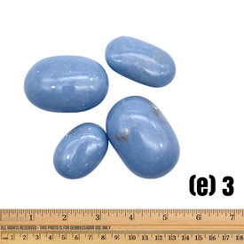 (e3) Angelite - Palm Stone Pillow (4 piece parcel) (e3)