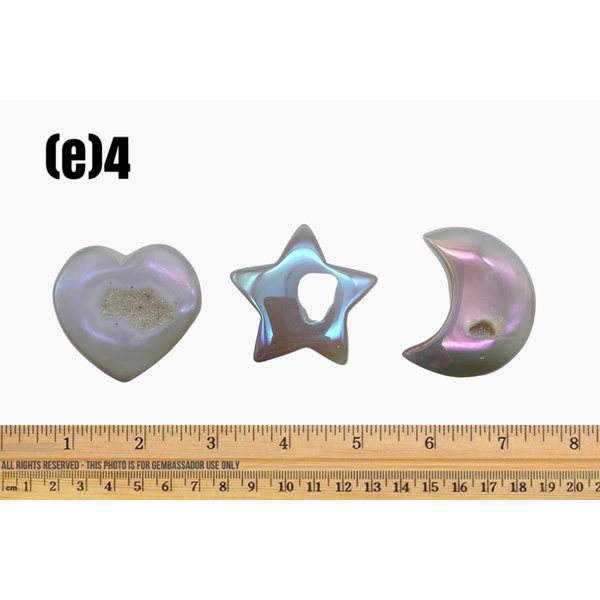 (e4) Aura Agate - Assorted Carvings (e4)