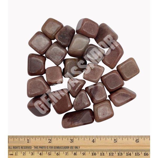  Red Aventurine - Tumbled Large (1 lb Parcel)