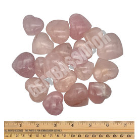  Rose Quartz - Hearts (1 lb parcel)