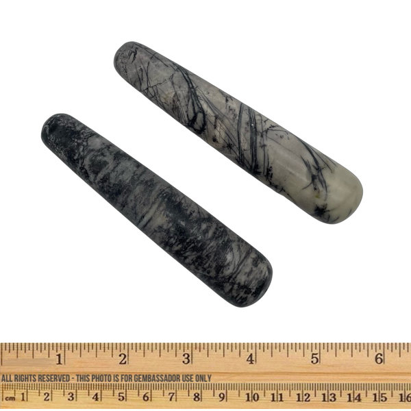  Spiderweb Jasper - Massage Wand (Individual)