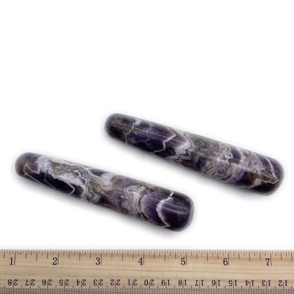  Chevron Amethyst - Massage Wand (Individual)