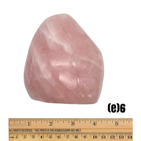 Rose Quartz - Standing Free Form (e6)