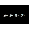 Opal Doublet - Adjustable Rings (4 piece parcel)