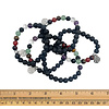 Lava Stone Chakra - Bracelet (individual)