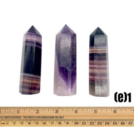 (e1) Fluorite - Polished Points (3 piece parcel) (e1)