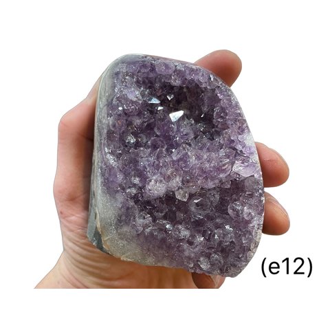 Amethyst -Standing Clusters/Cut Base (e12)