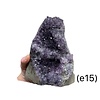 Amethyst -Standing Clusters/Cut Base (e15)