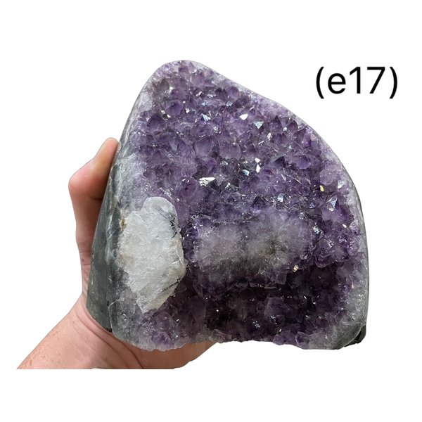  Amethyst -Standing Clusters/Cut Base (e17)