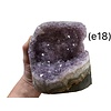 Amethyst -Standing Clusters/Cut Base (e18)