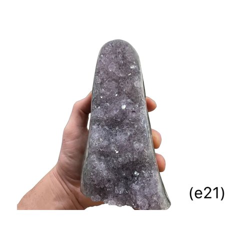 Amethyst -Standing Clusters/Cut Base (e21)