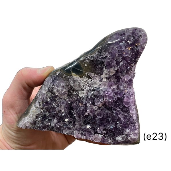  Amethyst -Standing Clusters/Cut Base (e23)