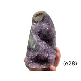  Amethyst -Standing Clusters/Cut Base (e28)