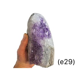  Amethyst -Standing Clusters/Cut Base (e29)