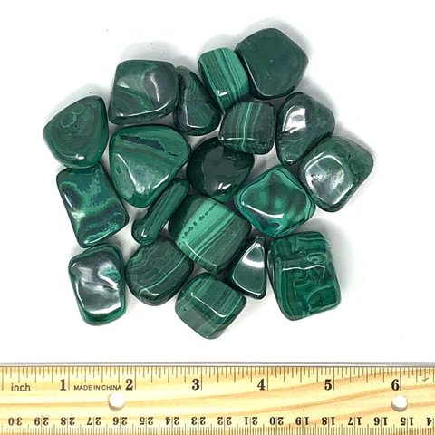 Malachite - Tumbled (1 lb parcel)