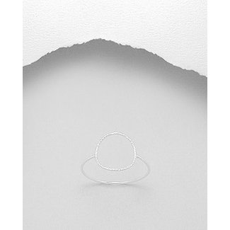 Sterling Open Circle Ring