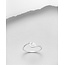 Sterling Sterling Wave Ring W/Sailboat