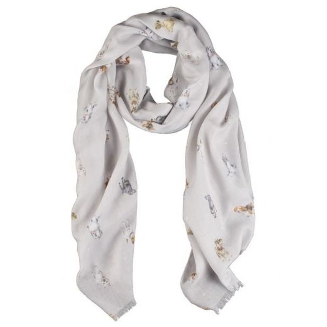 WRENDALE A Dogs Life Scarf by Wrendale