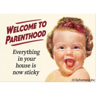 Ephemera Magnet-Welcome to Parenthood