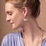 Scout Stone Prism Hoop Earring Opalite/Silver