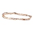 Scout Delicate Stone Necklace/Bracelet -Smoky Quartz/Rose Gold