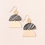Scout Stone Half Moon Earring Picasso Jasper/Gold