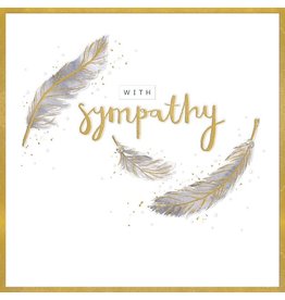 Rachel Ellen Designs Card-Sympathy Feathers