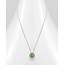 Sterling Necklace- Swavorski Circular