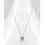 Sterling Necklace- Swavorski Circular