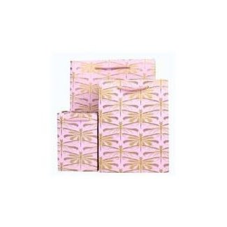Love Vivid Cotton Gift Bag-Dragonfly Pink-Small