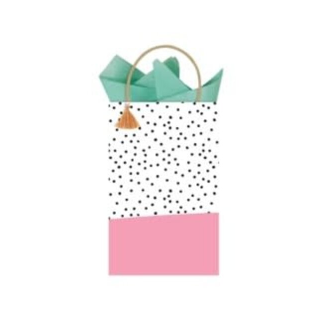 The Gift Wrap Company Giftbag/Pink Minikin