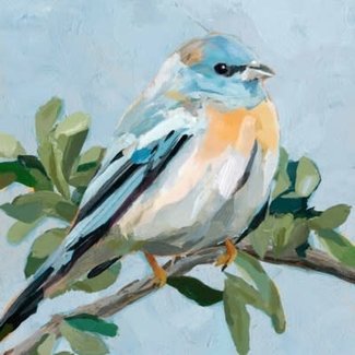 Nostalgia Import Canvas - Blue Bird