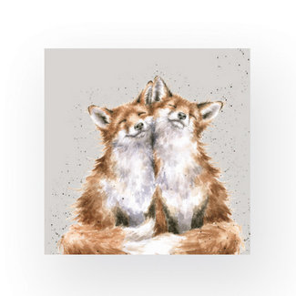 WRENDALE Cocktail Napkin- Contentment Foxes