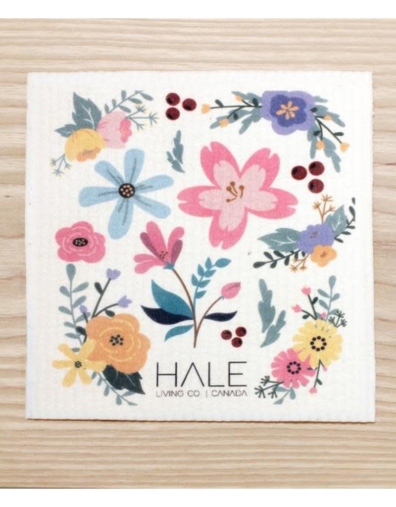 Hale Living Co. Eco Friendly Sponge Cloths - Floral Medley