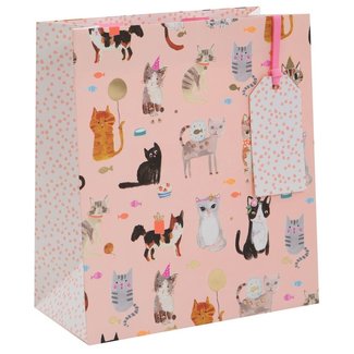 Glick Cats Tails and Whiskers Large Gift Bag