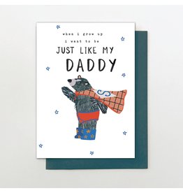 Stop The Clock Design Card- Just Like My Daddy