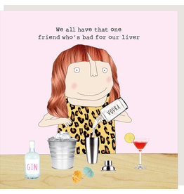 Rosie Made a Thing Card-Friend Liver