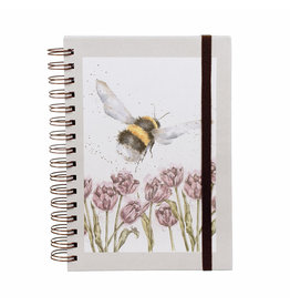 WRENDALE Bee Spiral Bound Notebook-Flight of the Bumblebee