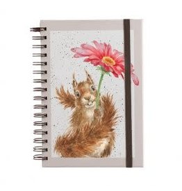 WRENDALE Squirrel Spiral Bound Notebook - Flowers Come After the Rain